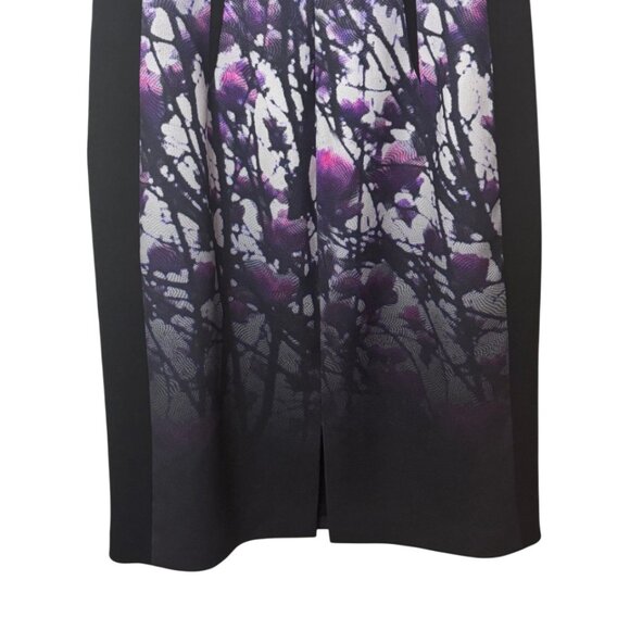 Rickie Freeman for Teri Jon ombre floral midi dress size 10 - Picture 6 of 9